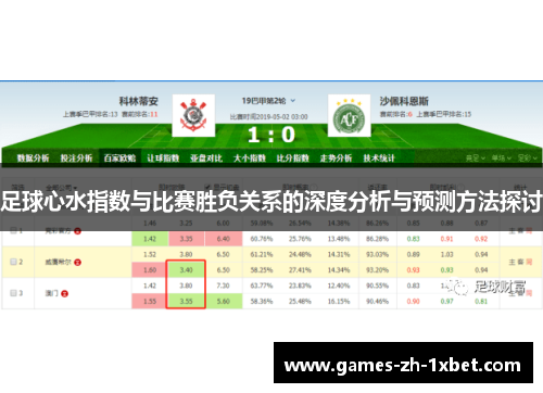 足球心水指数与比赛胜负关系的深度分析与预测方法探讨